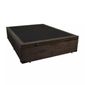 Cama-Box-Bau-Casal-Colchao-Top-Line-Mola-Bonnel---Box-Bau-Suede-Marrom-Serra-Negra-62x138x188