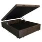 Cama-Box-Bau-Casal-Colchao-Top-Line-Mola-Bonnel---Box-Bau-Suede-Marrom-Serra-Negra-62x138x188