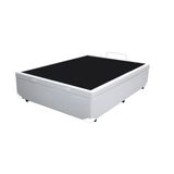 Base Box Baú Casal Sintético Branco 42x138x188 Serra Negra