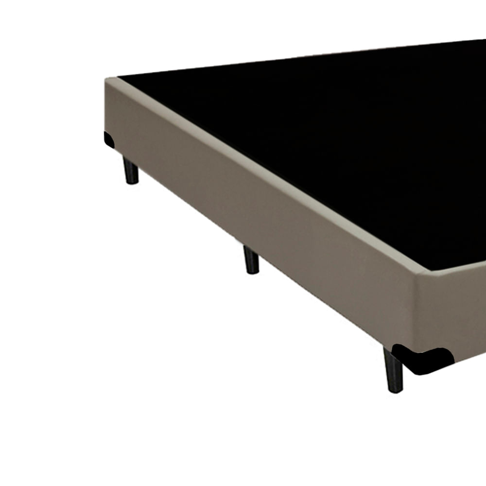 Cama-Box-Casal-Colchao-Top-Line-Mola-Bonnel---Box-Sintetico-Bege-Serra-Negra-63x138x188