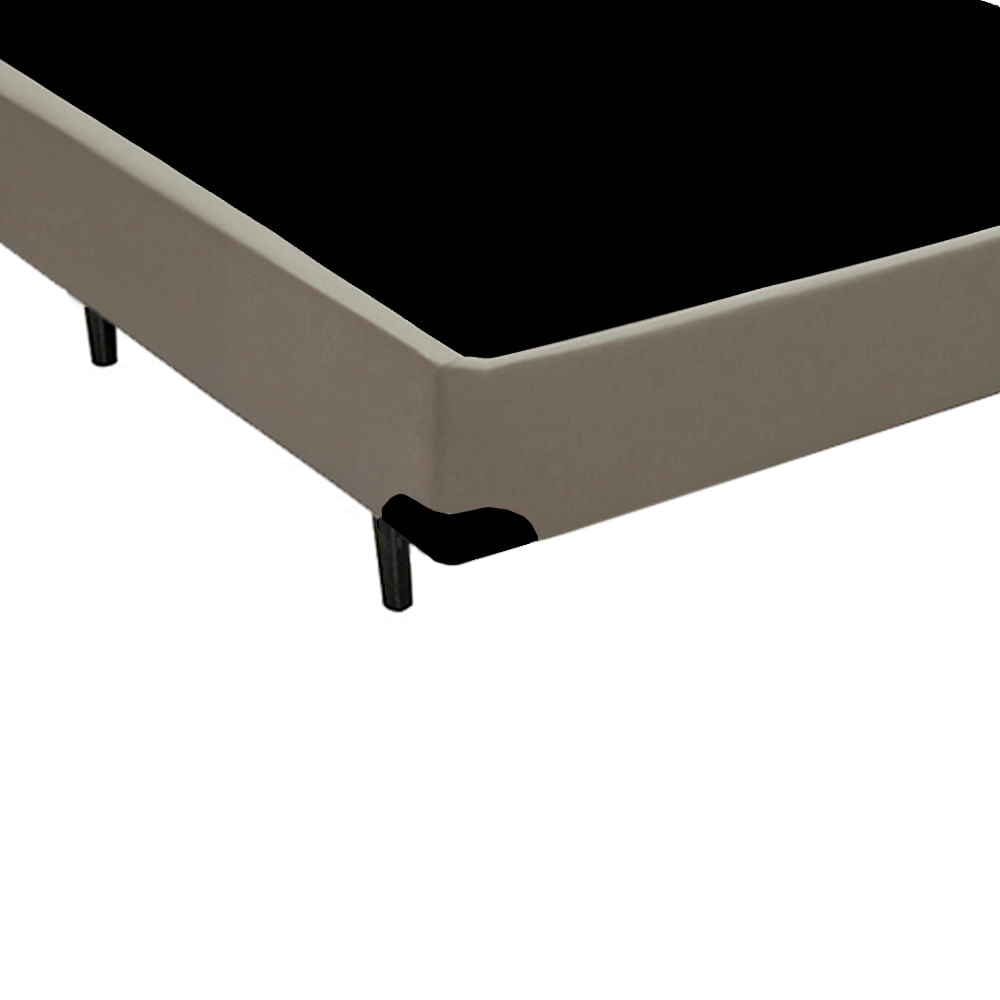 Cama-Box-Casal-Colchao-Top-Line-Mola-Bonnel---Box-Sintetico-Bege-Serra-Negra-63x138x188