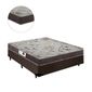 Cama-Box-Casal-Colchao-Top-Line-Mola-Bonnel---Box-Sintetico-Marrom-Serra-Negra-63x138x188