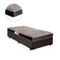 Cama-Box-Solteiro-Colchao-Classic-Mola-Ensacada---Box-Sintetico-Marrom-Serra-Negra-67x88x188