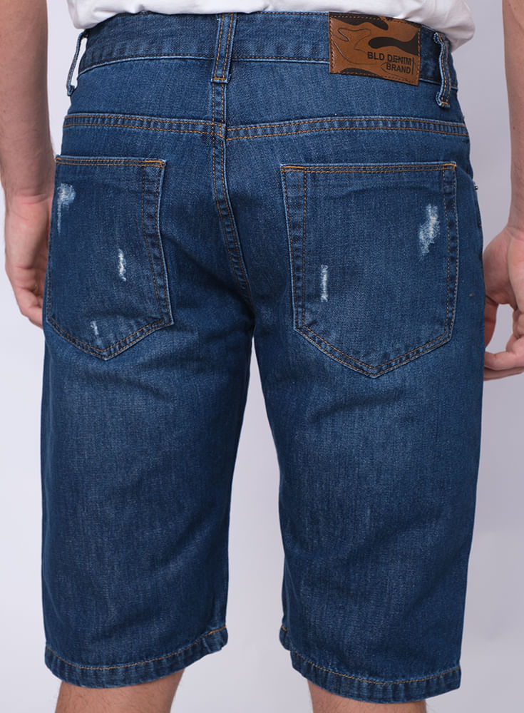 Bermuda-Masculina-Jeans-Rasgada