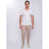 Calça Masculina Social Color Areia