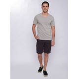 Bermuda Masculina Cargo Color Chumbo