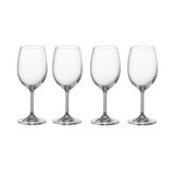 Kit Taça De Cristal Vinho Branco 350ml Com 4 Unidades - Bohemia