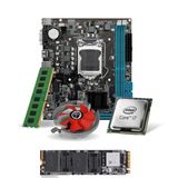 Kit PC Mãe H310 + Processador I7 6700 + Memória 16GB DDR4 + Cooler + M.2 256GB