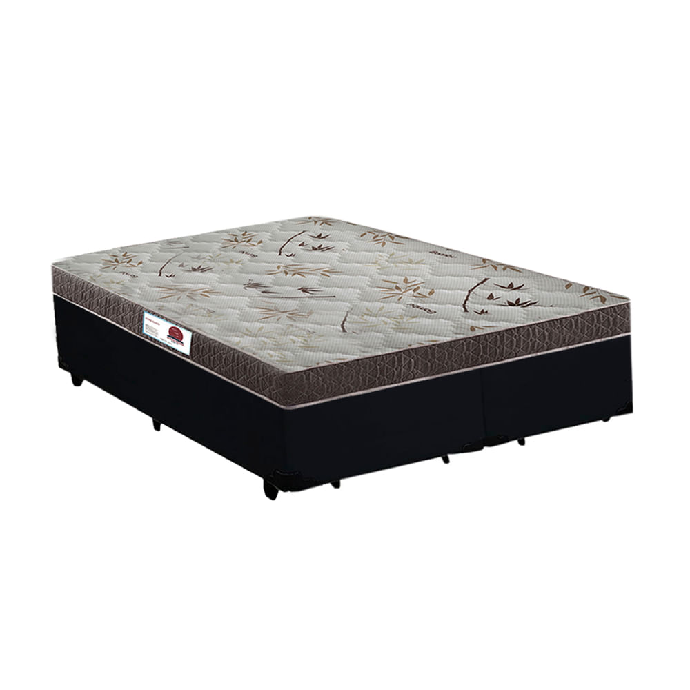 Cama-Box-Queen-Colchao-Classic-Mola-Ensacada---Box-Bipartido-Suede-Preto-Serra-Negra-67x158x198