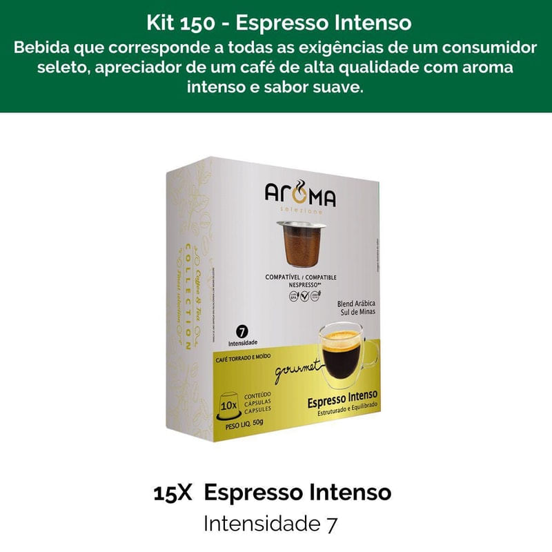 Kit-150-Capsulas-Compativeis-Nespresso-Cafe-Intenso-Aroma