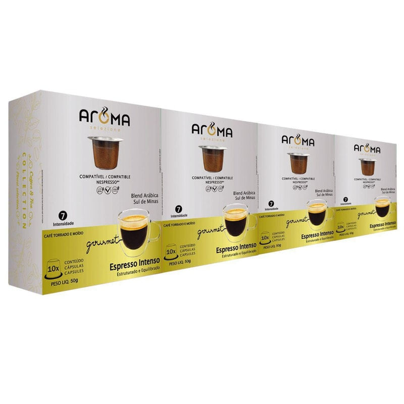 Kit-150-Capsulas-Compativeis-Nespresso-Cafe-Intenso-Aroma