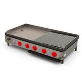 Chapa E Char Broiler A Gás Prcb-210 Style - Em Aço Inox Escovado Grelhas Esmaltadas - Progás Gás Glp - Botijão Progás