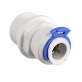 Conector Reto Conexão Reta Rosca 1/2 para Mangueira 3/8