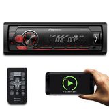 MP3 Player Pioneer MVH-S118UI 1 Din Interface Android iOS Spotify Mixtrax Digital Receiver USB FM AM