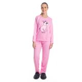 Pijama Feminino Manga Longa Jucatel Rosa P