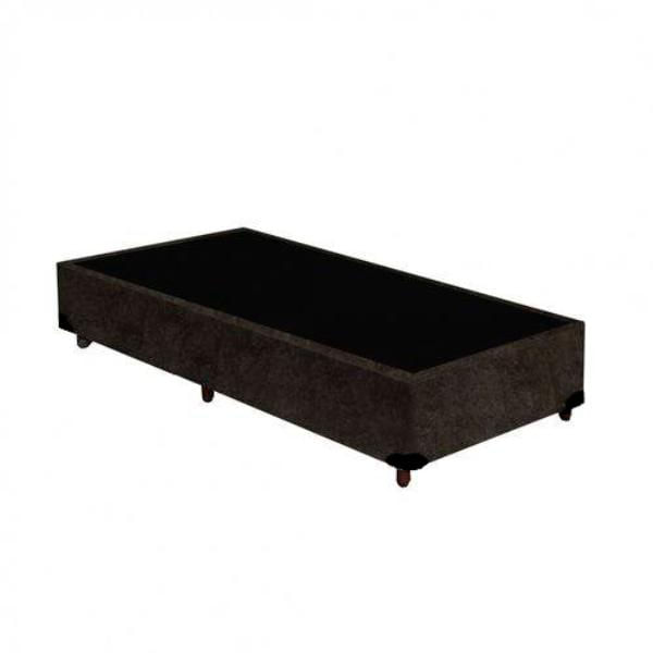 Cama-Box-Solteiro-Colchao-Classic-Mola-Ensacada---Box-Suede-Marrom-Serra-Negra-67x88x188