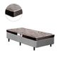 Cama-Box-Solteiro-Colchao-Classic-Mola-Ensacada---Box-Suede-Cinza-Serra-Negra-67x88x188