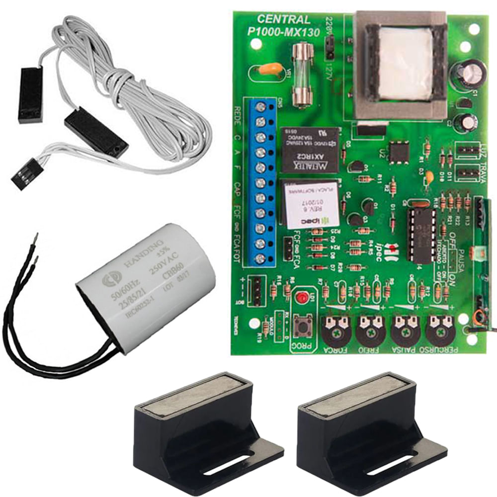 Central Placa Motor Deslizante Rossi Mx30 Kx30 Sensor 3 Vias + Capacitor de Partida é boa?