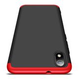 Capa Capinha 360 Xiaomi Redmi 7a Anti Impacto Fosca -  Preto com Vermelho