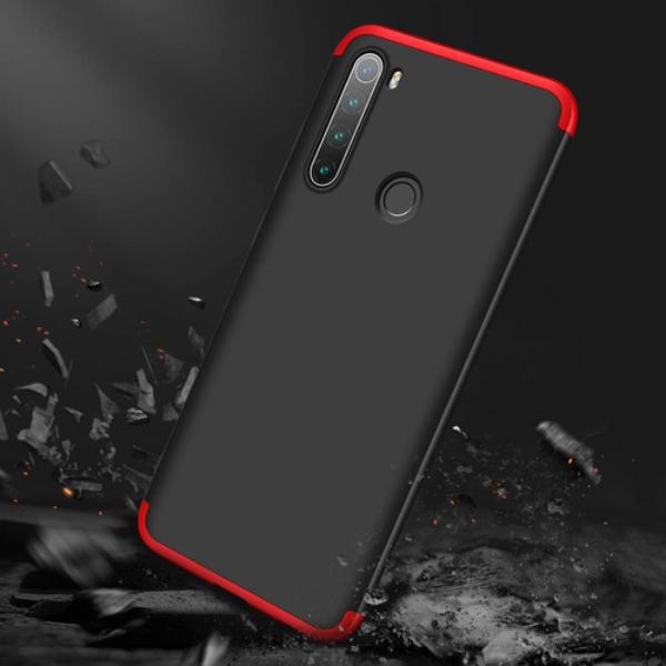 Capa-Capinha-360-Xiaomi-Redmi-Note-8-6-3-Anti-Impacto-Fosca----Preto-com-Vermelho