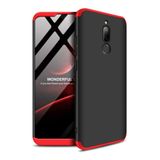 Capa Capinha 360 Xiaomi Redmi 8 6.22 Anti Impacto Fosca -  Preto com Vermelho