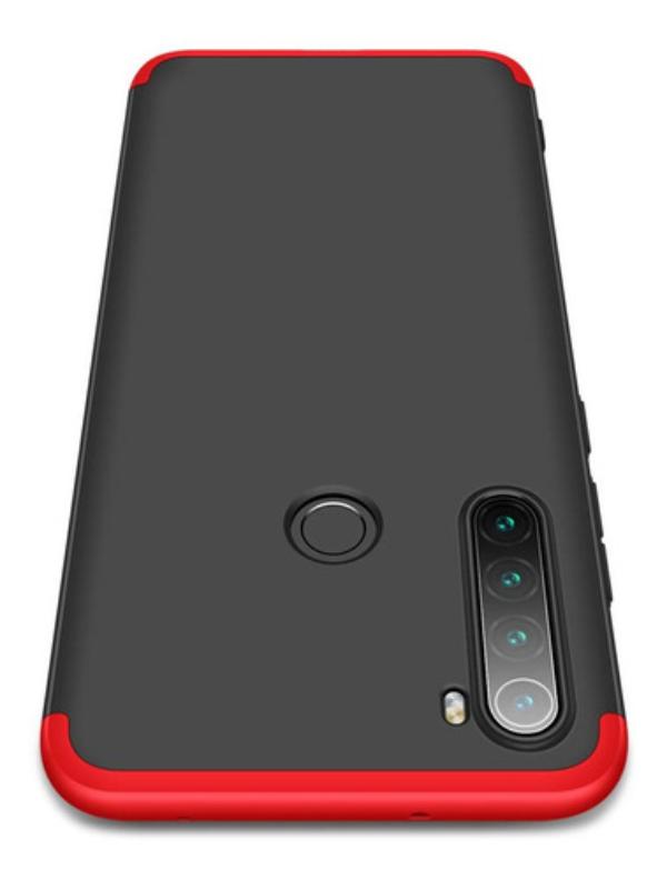 Capa-Capinha-360-Xiaomi-Redmi-Note-8-6-3-Anti-Impacto-Fosca----Preto-com-Vermelho