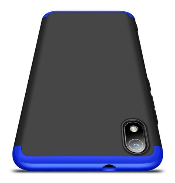 Capa-Capinha-360-Xiaomi-Redmi-7a-Anti-Impacto-Fosca---Preto-com-azul