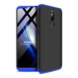 Capa Capinha 360 Xiaomi Redmi 8 6.22 Anti Impacto Fosca - Preto com azul