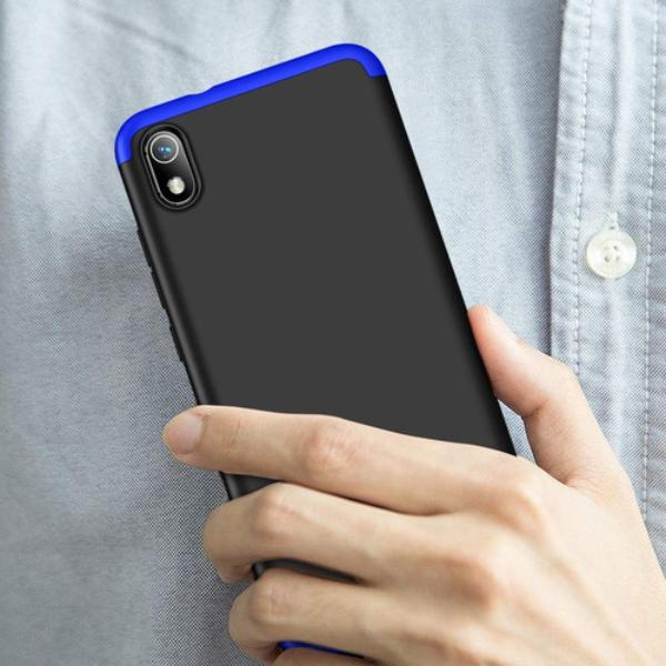 Capa-Capinha-360-Xiaomi-Redmi-7a-Anti-Impacto-Fosca---Preto-com-azul