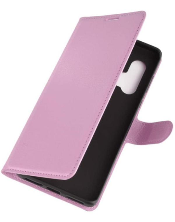 Capa-Capinha-Carteira-Couro-Motorola-Edge-Plus-Tela-de-6-7----Rosa