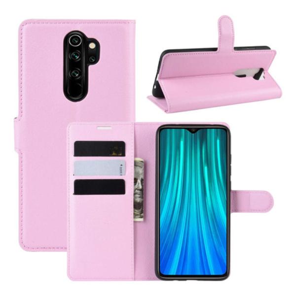 Capa-Capinha-Carteira-Couro-Xiaomi-Redmi-Note-8-Pro-De-6-53---Rosa