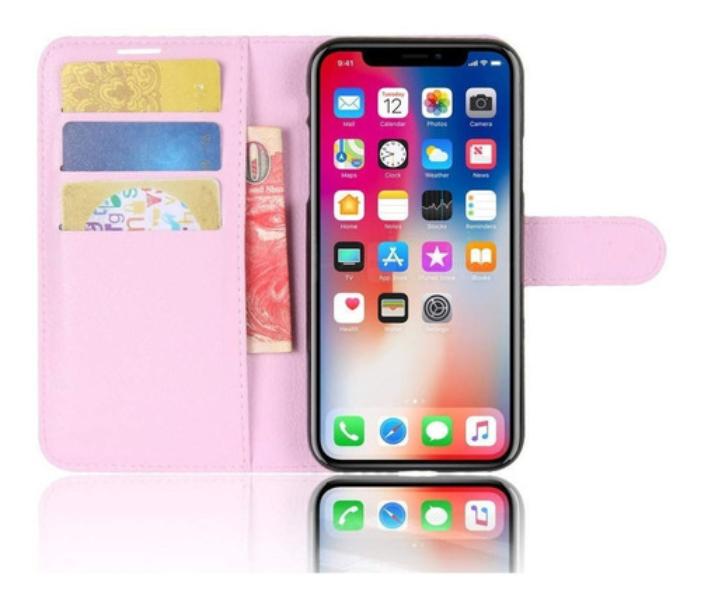 Capa-Capinha-Carteira-Top-Flip-Wallet-iPhone-XS-Max-Tela-6-5---Rosa