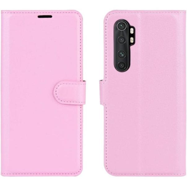 Capa-Capinha-Carteira-Flip-Xiaomi-Mi-Note-10-Lite-Case-Couro---Rosa