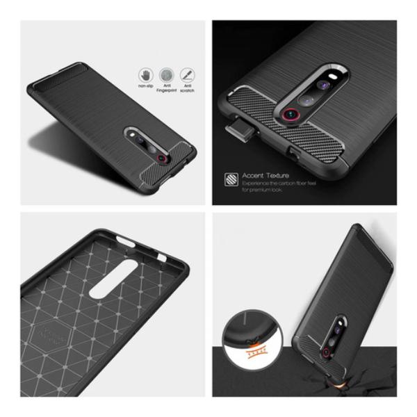 Capa-Capinha-Fibra-Xiaomi-Mi-9t-E-Redmi-K20-Pro-Case-Anti-Impacto---Cinza