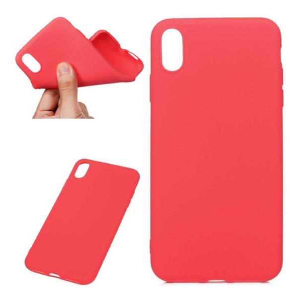 Capa-Capinha-Ultra-Fina-Fosca-Slim-iPhone-XS-Max-Tela-6-5---Vermelho