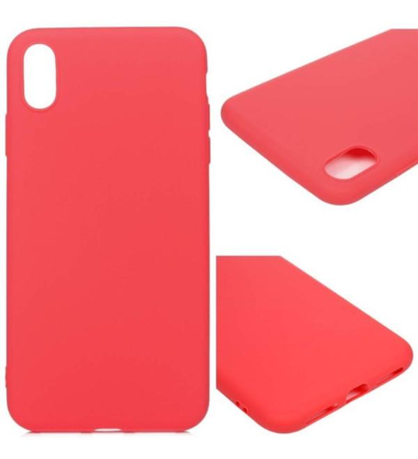 Capa-Capinha-Ultra-Fina-Fosca-Slim-iPhone-XS-Max-Tela-6-5---Vermelho