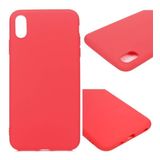 Capa Capinha Ultra Fina Fosca Slim iPhone XS Max Tela 6.5 - Vermelho