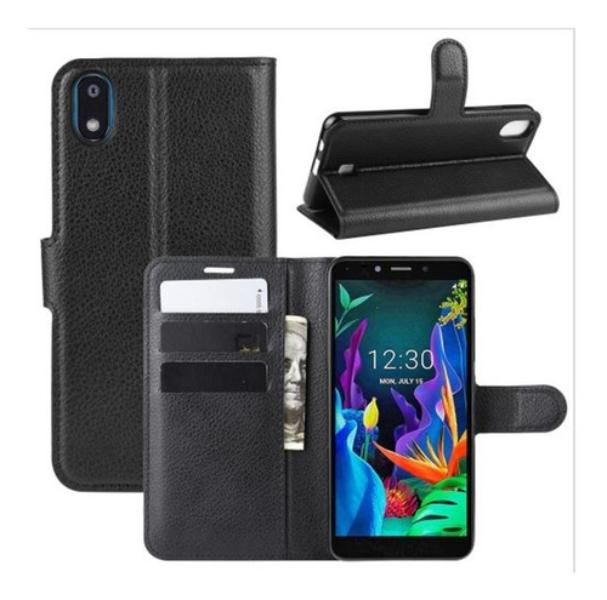 Capinha-Capa-Flip-Wallet-Carteira-Lg-K8-Plus-Tela-5-45----Preto