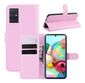 Capinha-Capa-Flip-Wallet-Carteira-Galaxy-A71-Tela-De-6-7--Case-360-Couro---Primeiros-Danet---Rosa