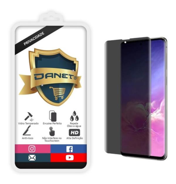 Pelicula-De-Privacidade-Vidro-Galaxy-S10-Lite-Tela-de-6-7--Protecao-Anti-Impacto-E-Curioso-Top-Spy-Premium