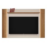 Painel Linea Brasil Aurora p/ TV 60 Freijó/Off White