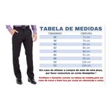 Calça Social Masculina Oxford Premium  OHC Qualidade E Comforto - Cinza