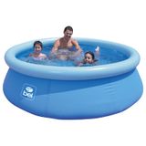 Piscina Inflável Redonda Bel Lazer 100500 De 2.15m X 63cm 1900l Azul