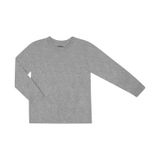 Camiseta Masculina Manga Longa Básica Rovitex Kids Cinza 1