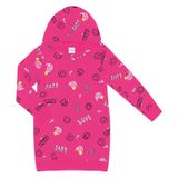 Vestido Infantil Com Capuz Smile Rovitex Kids Rosa 8