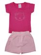 Conjunto-Bebe-Menina-Shorts-Saia-e-Camiseta-Gato-com-Brilho