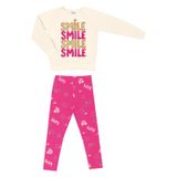 Conjunto Infantil Feminino Smile Rovitex Kids Bege 3