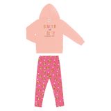 Conjunto Infantil Feminino Glamour Rovitex Kids Rosa 6
