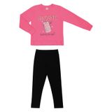 Conjunto Infantil Feminino Wifi Rovitex Kids Rosa 8