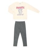 Conjunto Infantil Feminino Wifi Rovitex Kids Bege 8